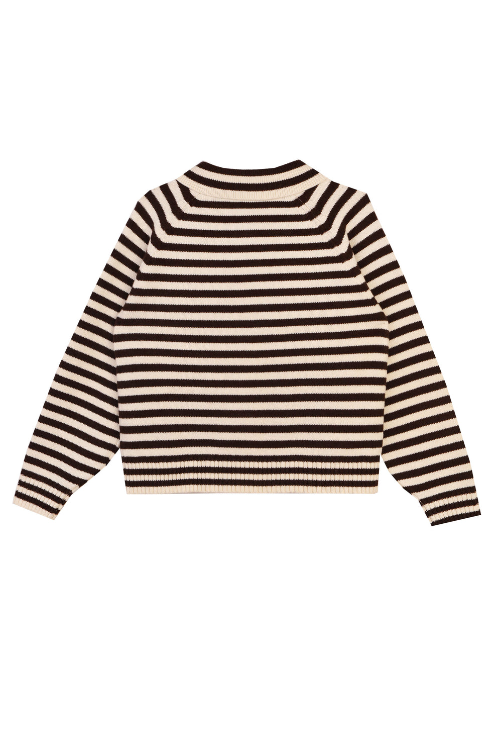 Lytton Cardigan Espresso Stripe