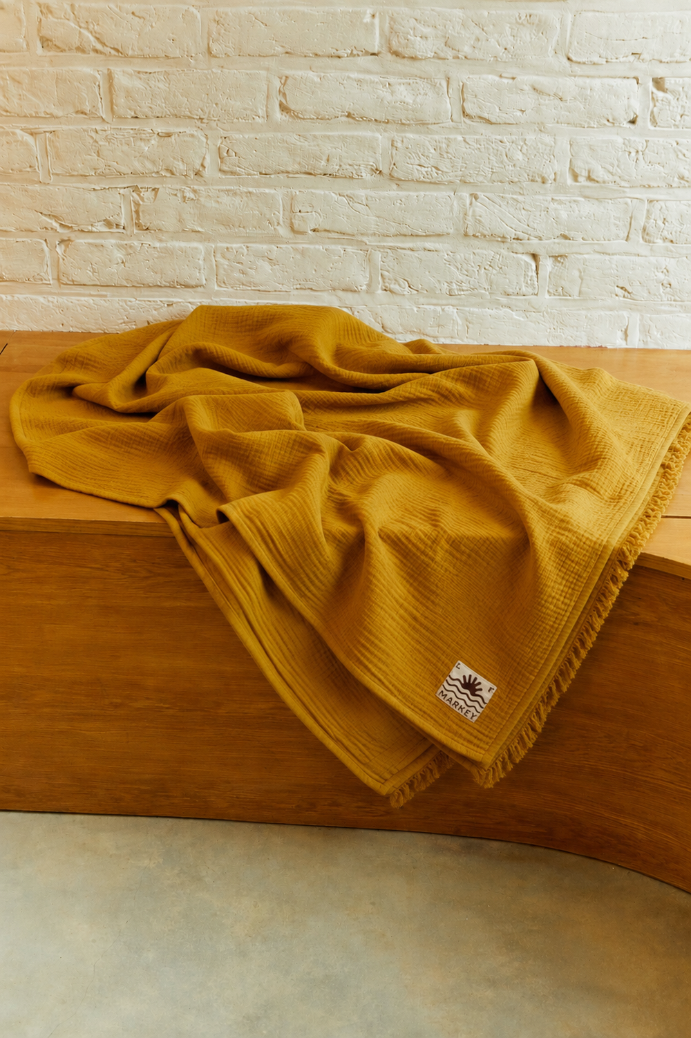 GAUZE BLANKET TURMERIC