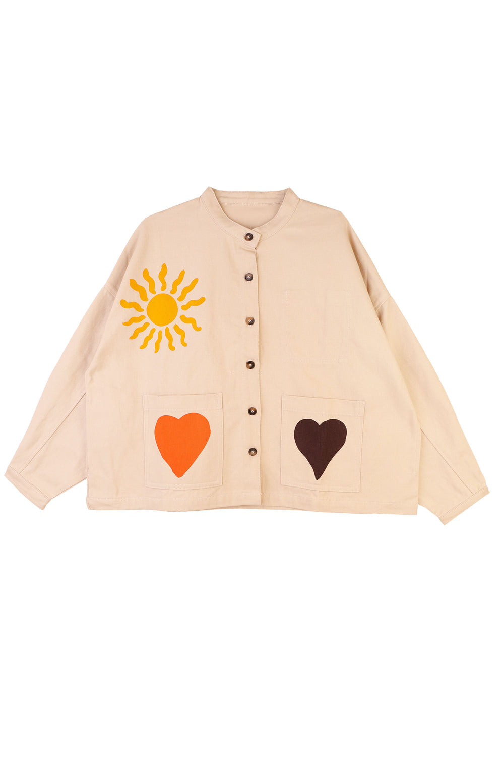 Wide Chore Coat Agora Print