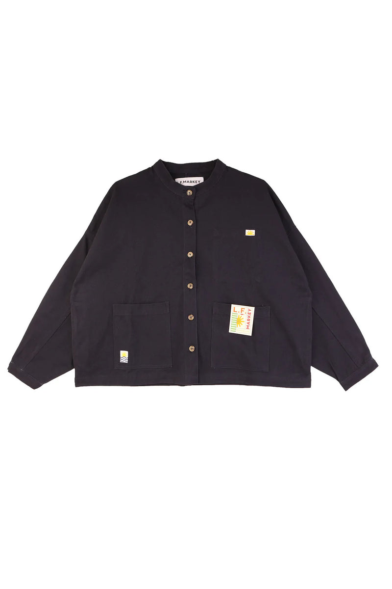 WIDE CHORE COAT INK BLUE